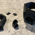 Cleat L-Track Modular kèm móc treo túi, giữ chai bia & ly rượu vang - Thumbnail 5