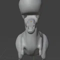 Mô hình Happy T-Rex đáng yêu cho máy in 3D - Thumbnail 2