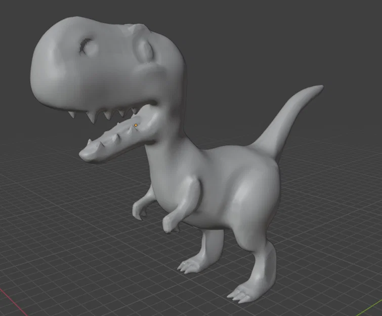 Mô hình Happy T-Rex đáng yêu cho máy in 3D - Image 4