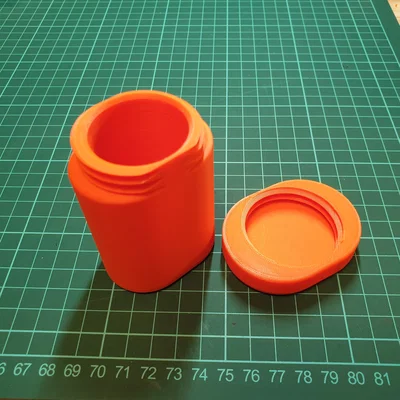 Hộp đựng hình Oval nắp vặn ren (Oval Screwable Container)