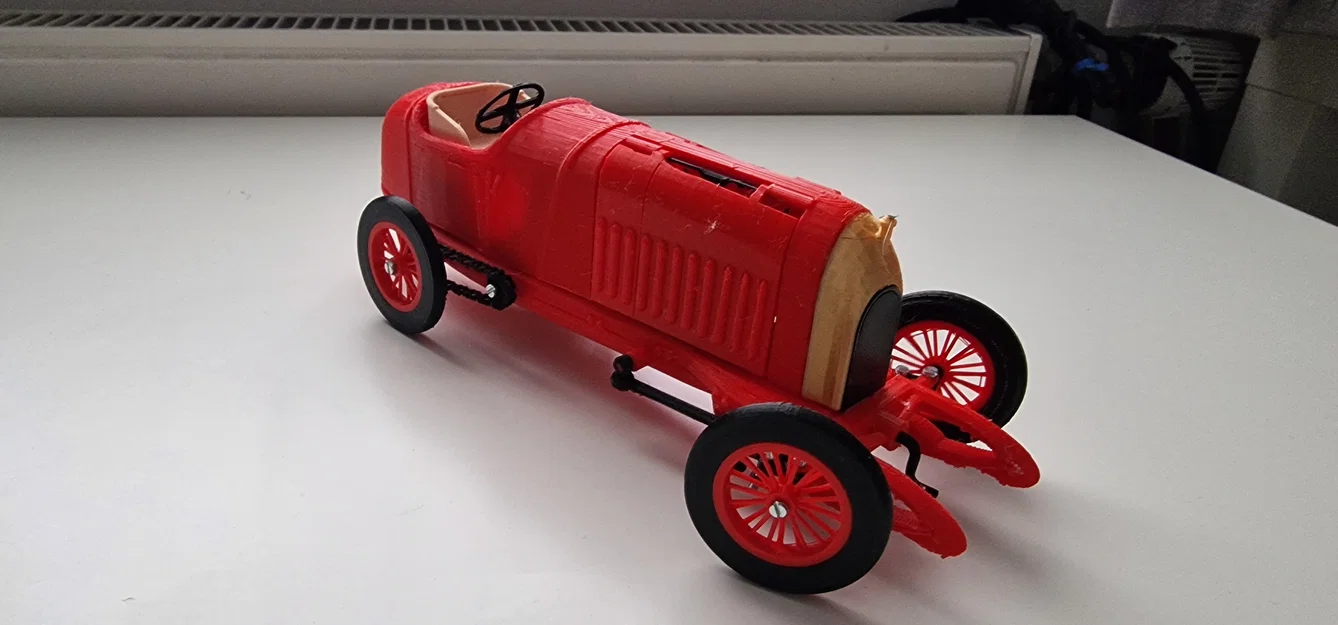 Mô hình in 3D xe đua cổ điển Fiat S76 The Beast 1910 - Image 1