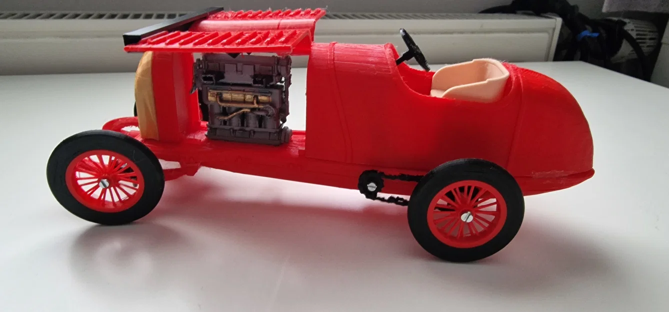 Mô hình in 3D xe đua cổ điển Fiat S76 The Beast 1910 - Image 7