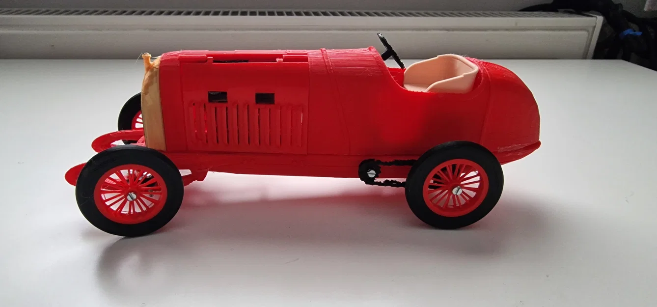 Mô hình in 3D xe đua cổ điển Fiat S76 The Beast 1910 - Image 8