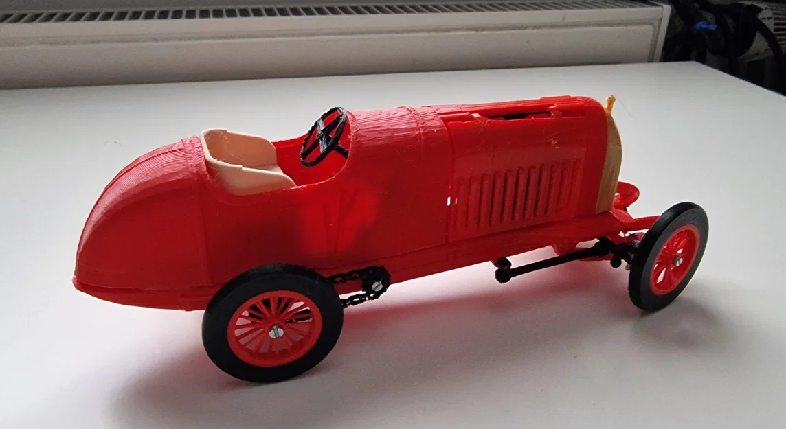 Mô hình in 3D xe đua cổ điển Fiat S76 The Beast 1910 - Image 12