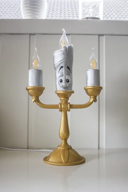 Đèn trang trí Lumiere - Mô hình 3D độc đáo từ Beauty and the Beast - Image 3