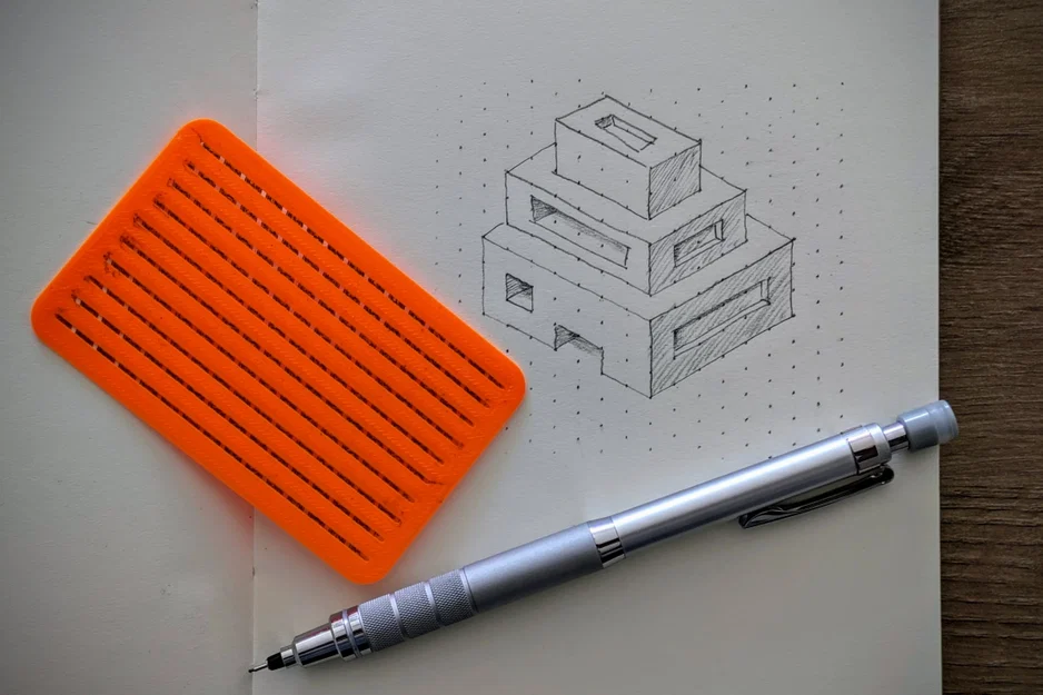 Template lưới chấm isometric vẽ phối cảnh nhanh – Tùy chỉnh được - Image 3