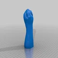 Mô hình cánh tay nắm đấm Fist of Fury in 3D độc đáo - Thumbnail 1