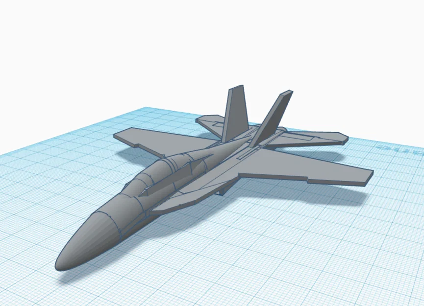 Mô hình 3D máy bay chiến đấu F/A-18 Super Hornet để bàn - Image 1