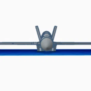 Mô hình 3D máy bay chiến đấu F/A-18 Super Hornet để bàn