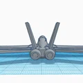 Mô hình 3D máy bay chiến đấu F/A-18 Super Hornet để bàn - Thumbnail 3