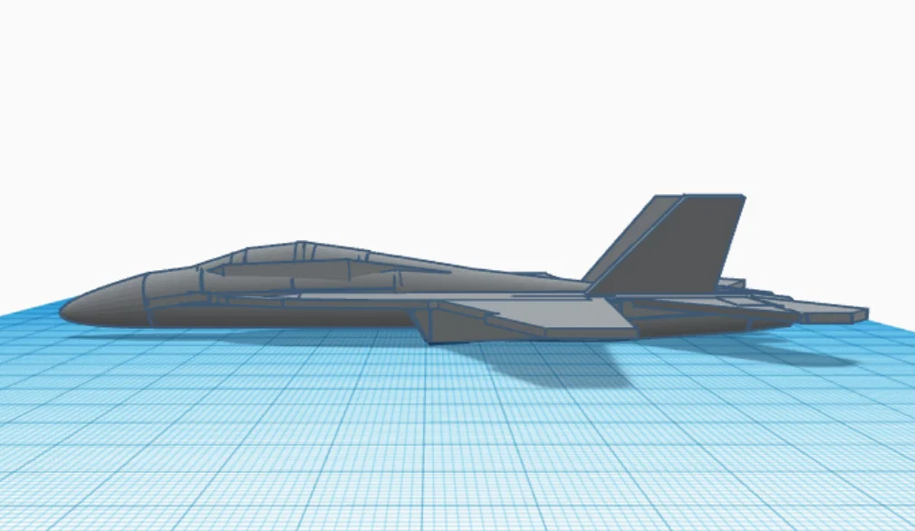 Mô hình 3D máy bay chiến đấu F/A-18 Super Hornet để bàn - Image 4