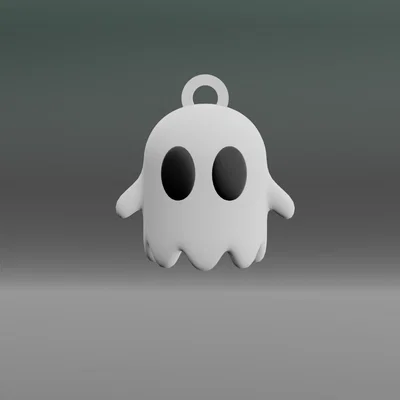 Móc khóa ma nhỏ đáng yêu - Cute Ghost Keychain in 3D siêu dễ