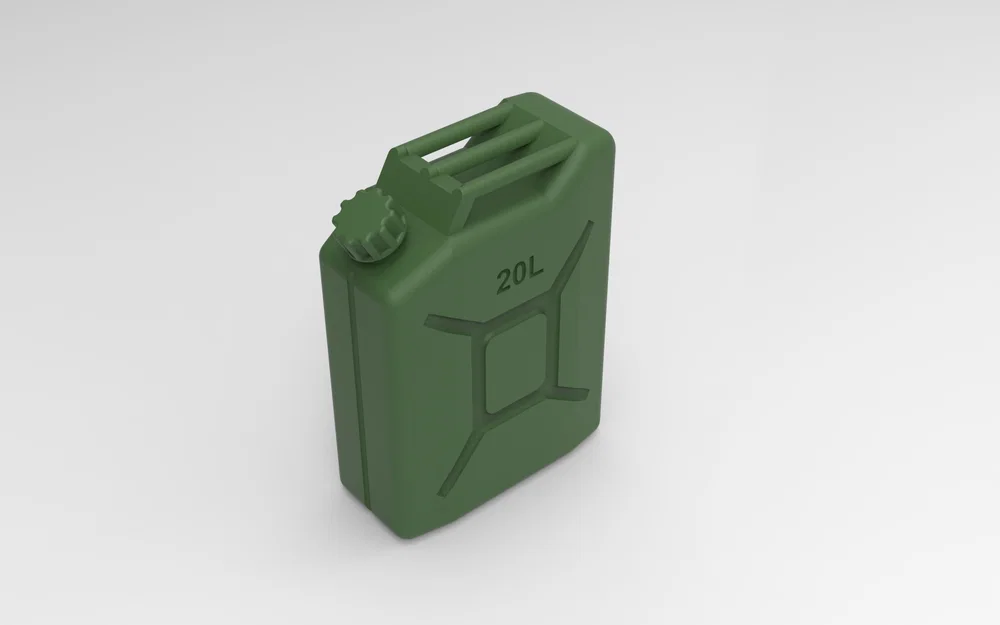 Móc khóa bình xăng 20L phong cách quân đội - Phụ kiện in 3D độc đáo - Image 2