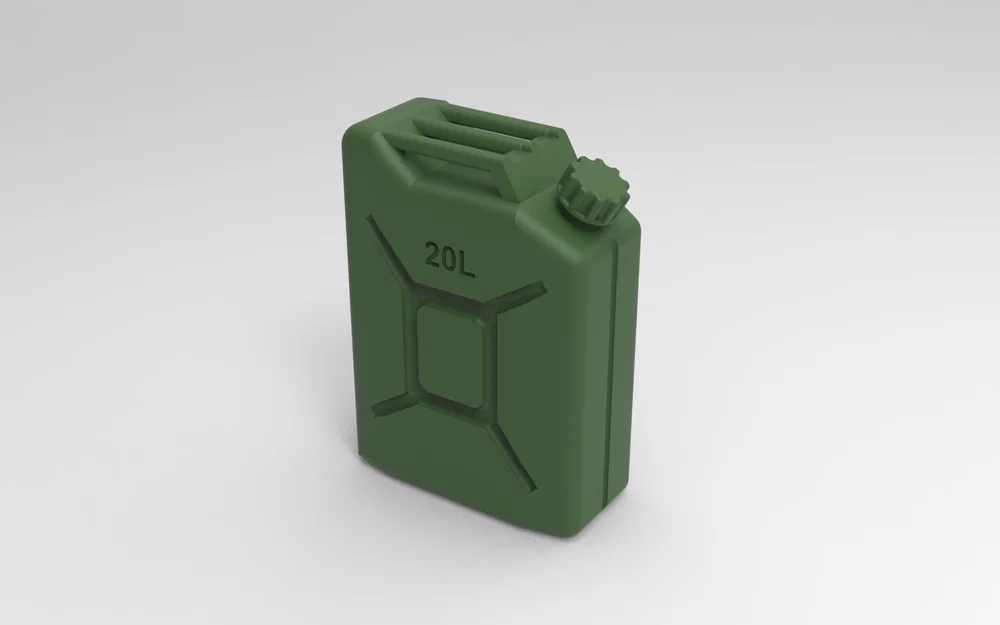 Móc khóa bình xăng 20L phong cách quân đội - Phụ kiện in 3D độc đáo - Image 5