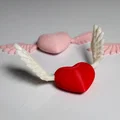 Mô hình trái tim có cánh cử động - Quà tặng 3D in nguyên khối - Thumbnail 3