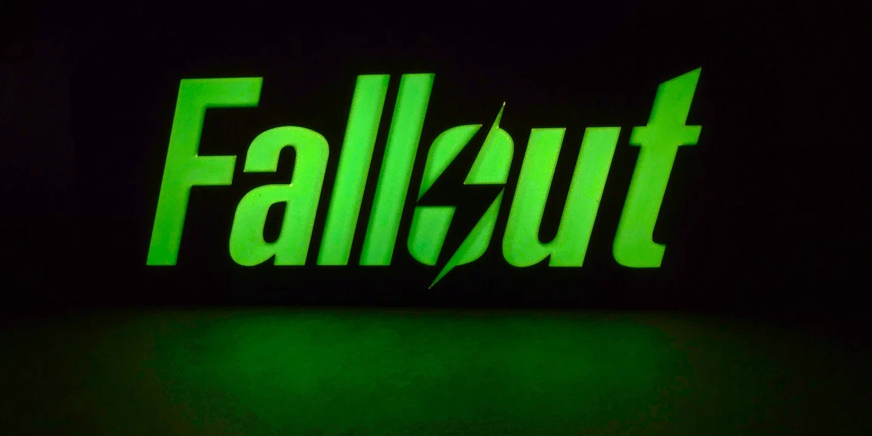 Đèn hộp logo Fallout tự in 3D trang trí góc máy cực chất - Image 2