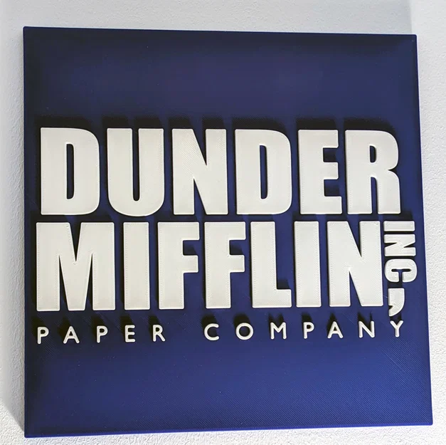 The Office - Dunder Mifflin - Bảng hiệu treo tường - Image 1