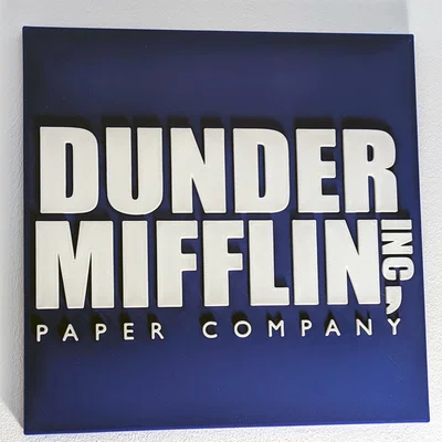 The Office - Dunder Mifflin - Bảng hiệu treo tường