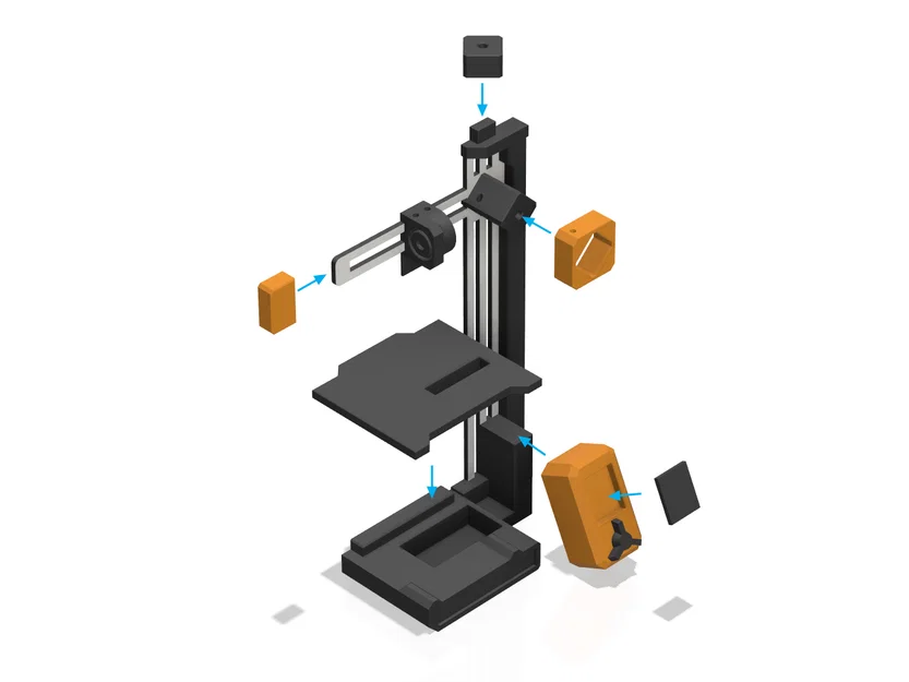 Kệ để name card Prusa Mini – đồ in 3D chủ đề 3D printer (Business Cards Holder) - Image 2
