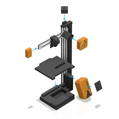 Kệ để name card Prusa Mini – đồ in 3D chủ đề 3D printer (Business Cards Holder)
