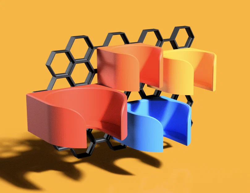 Bộ giá treo chai lọ tiện lợi cho Honeycomb Storage Wall (4 kích thước) - Image 3