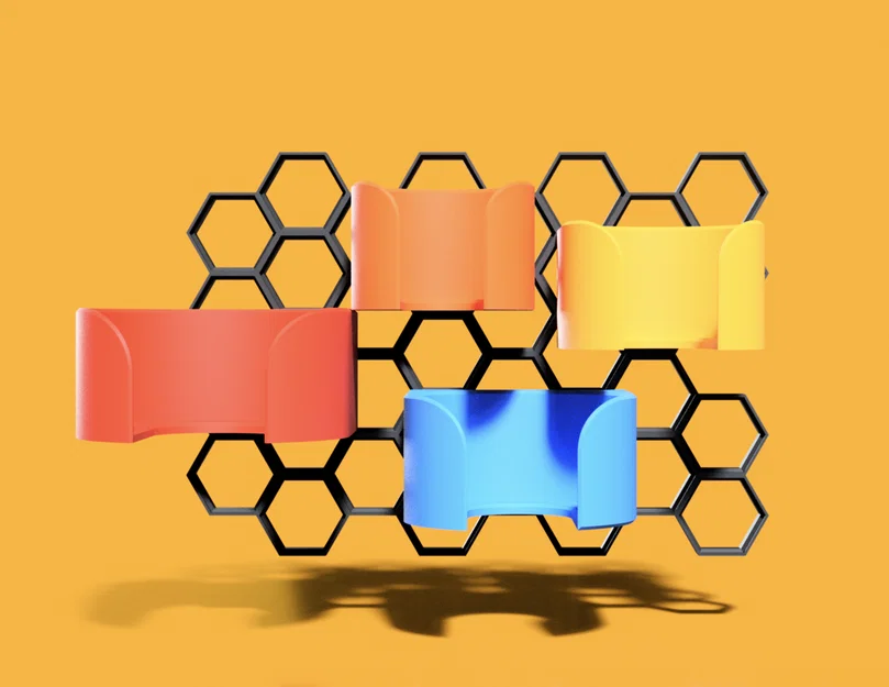 Bộ giá treo chai lọ tiện lợi cho Honeycomb Storage Wall (4 kích thước) - Image 4