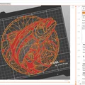 Mô hình trang trí tường và đế lót ly hình cá 3D độc đáo - Thumbnail 6