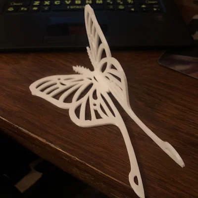 Mô hình trang trí bướm đêm Lunar Moth 3D (dễ dàng lắp ghép)