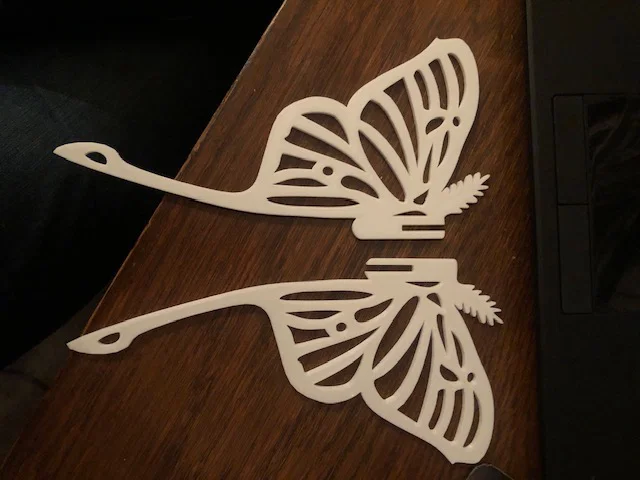 Mô hình trang trí bướm đêm Lunar Moth 3D (dễ dàng lắp ghép) - Image 3