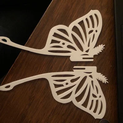 Mô hình trang trí bướm đêm Lunar Moth 3D (dễ dàng lắp ghép)