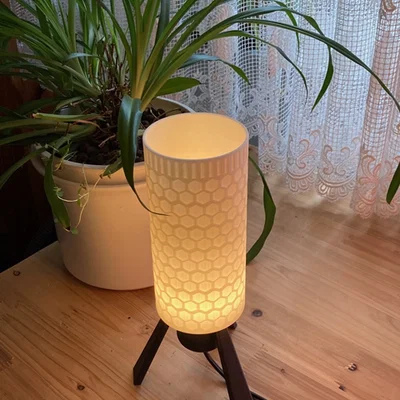 Lamp #4 - Chao den trang tri hoa tiet to ong
