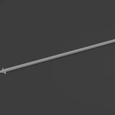 Mô hình giáo trang trí 3D ấn tượng (Spear Model)