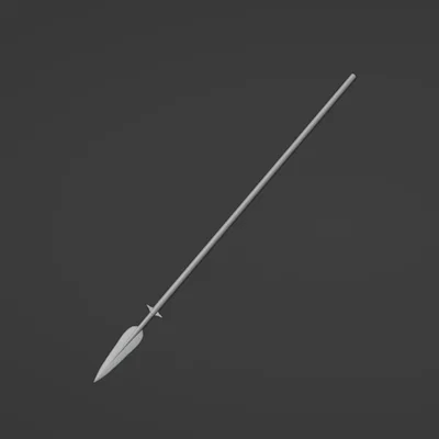 Mô hình giáo trang trí 3D ấn tượng (Spear Model)