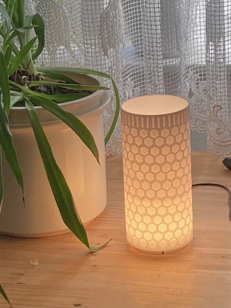 Lamp #56 - Chụp đèn honeycomb tương thích đế Bambu Lamp Kit 001 - Image 1