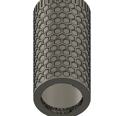 Lamp #56 - Chụp đèn honeycomb tương thích đế Bambu Lamp Kit 001