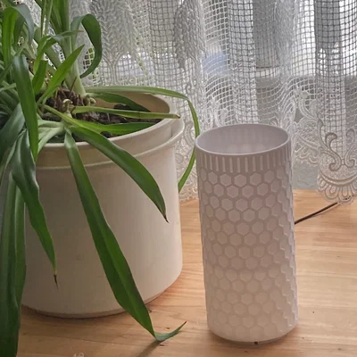 Lamp #56 - Chụp đèn honeycomb tương thích đế Bambu Lamp Kit 001