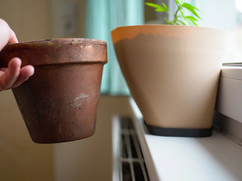 Chậu Cây Plant Pot 4 Window Sill (cho bệ cửa sổ) - Image 1