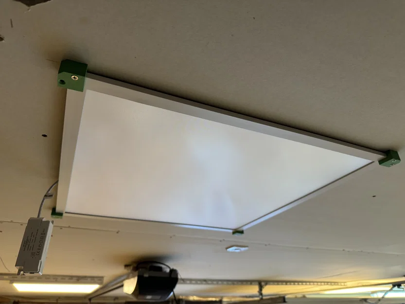 Giá treo tấm đèn LED (LED panel mount) chắc chắn, dễ lắp đặt - Image 5