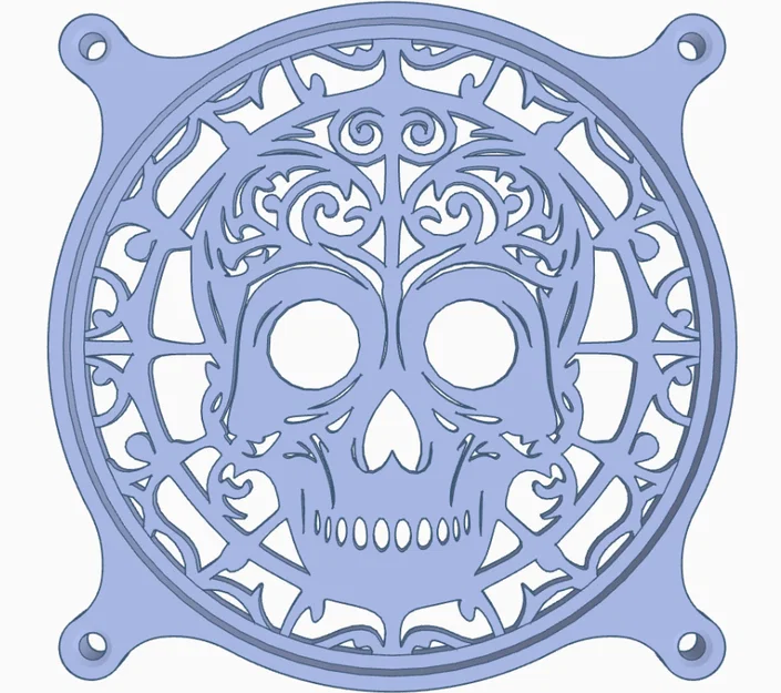 Nắp che quạt: Skull 3 (120 mm) - Image 1