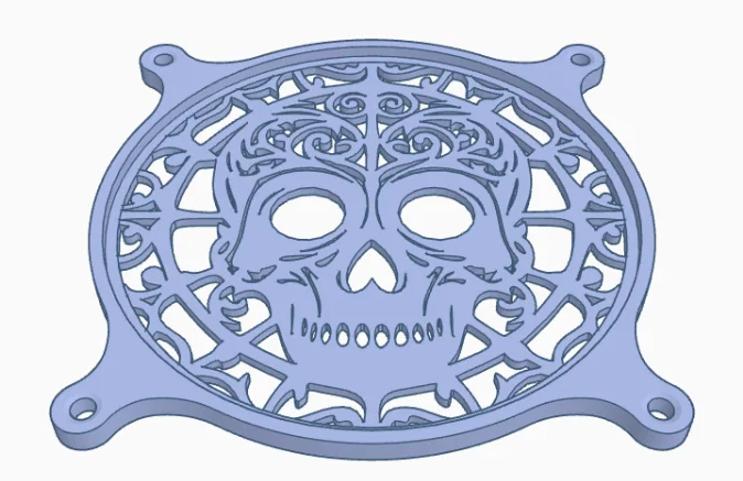 Nắp che quạt: Skull 3 (120 mm) - Image 3