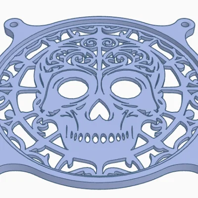 Nắp che quạt: Skull 3 (120 mm)