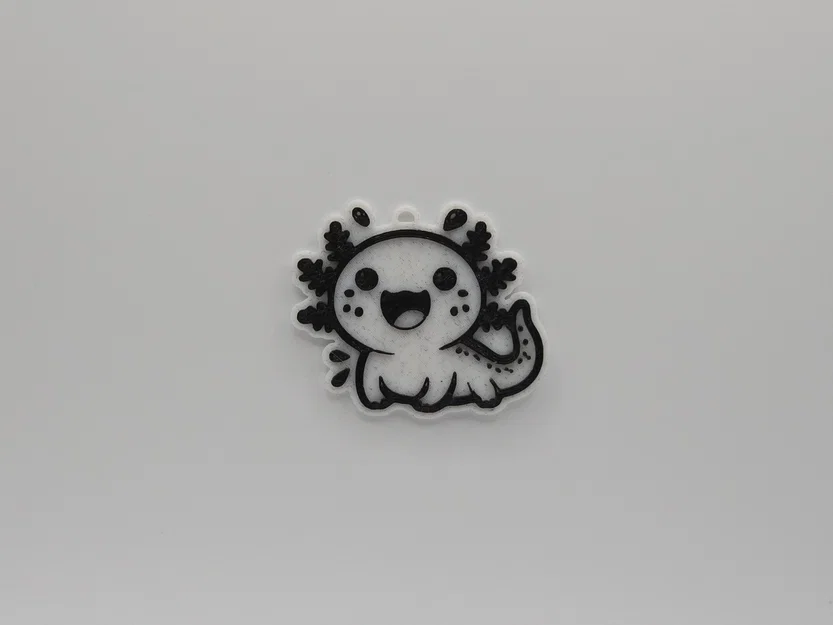 Móc khóa Axolotl (kỳ giông) siêu đáng yêu - In 3D cực nhanh - Image 1