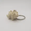 Móc khóa khủng long Triceratops 3D dễ thương (Cute Triceratops Keychain) - Thumbnail 1