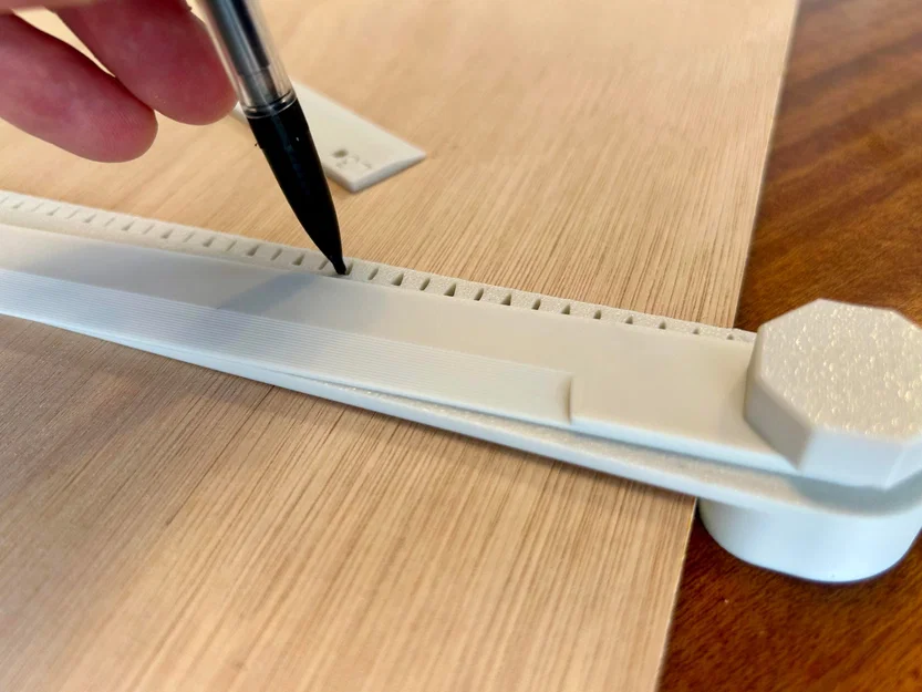 Thước đo góc (Protractor Ruler) in 3D - Image 1