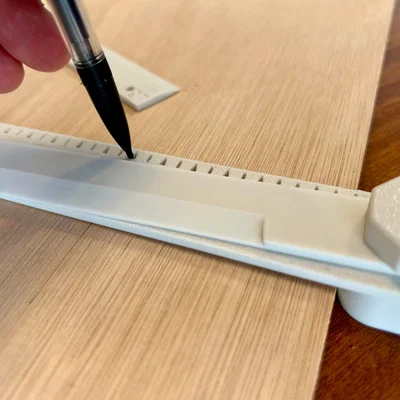 Thước đo góc (Protractor Ruler) in 3D