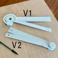 Thước đo góc (Protractor Ruler) in 3D - Thumbnail 3