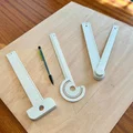 Thước đo góc (Protractor Ruler) in 3D - Thumbnail 5