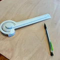 Thước đo góc (Protractor Ruler) in 3D - Thumbnail 6