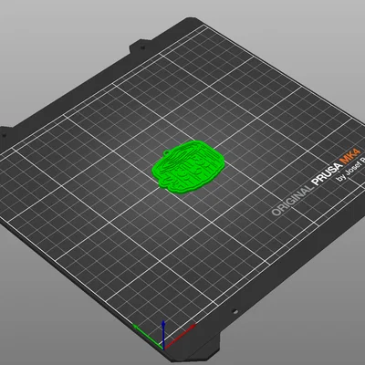 Móc khóa khúc gỗ 3D dễ thương - Phụ kiện đáng yêu tự in tại nhà