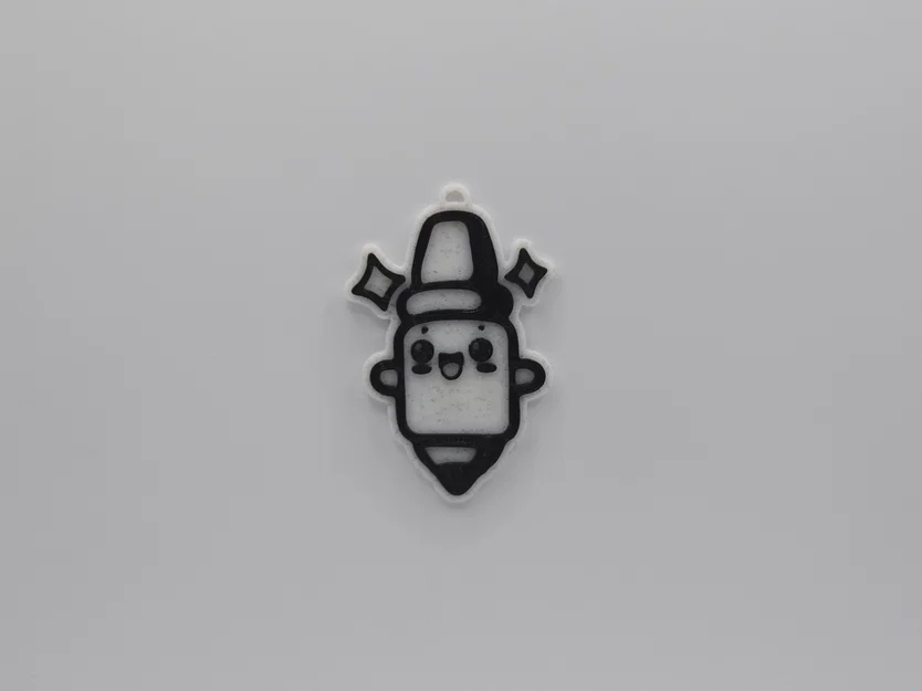 Móc khóa hình bút chì dễ thương (Cute Pen Keychain) in 3D - Image 1